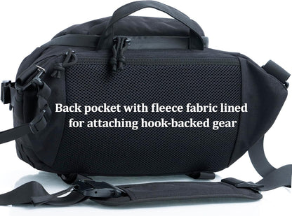 Tactical Sling Backpack Crossbody EDC Pack MOLLE Satchel Bag for Travel, Work, Camping and Hiking 8Liter