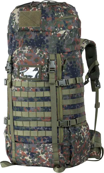 75L Tactical Backpack with Internal Frame, MOLLE, and Hydration System