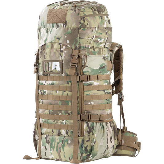 75L Tactical Backpack with Internal Frame, MOLLE, and Hydration System