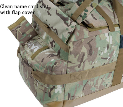 Large Military Duffle Bag Backpack Tactical Field Gear Equipment Duffel Bag Army Deployment Bag 85L