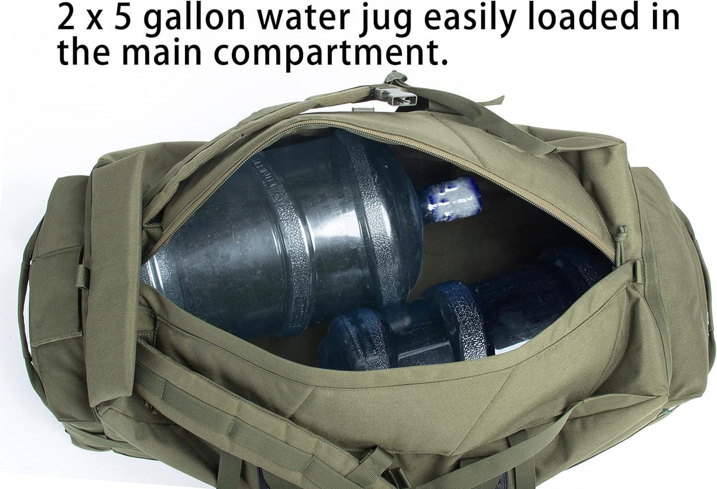 Large Military Duffle Bag Backpack Tactical Field Gear Equipment Duffel Bag Army Deployment Bag 85L