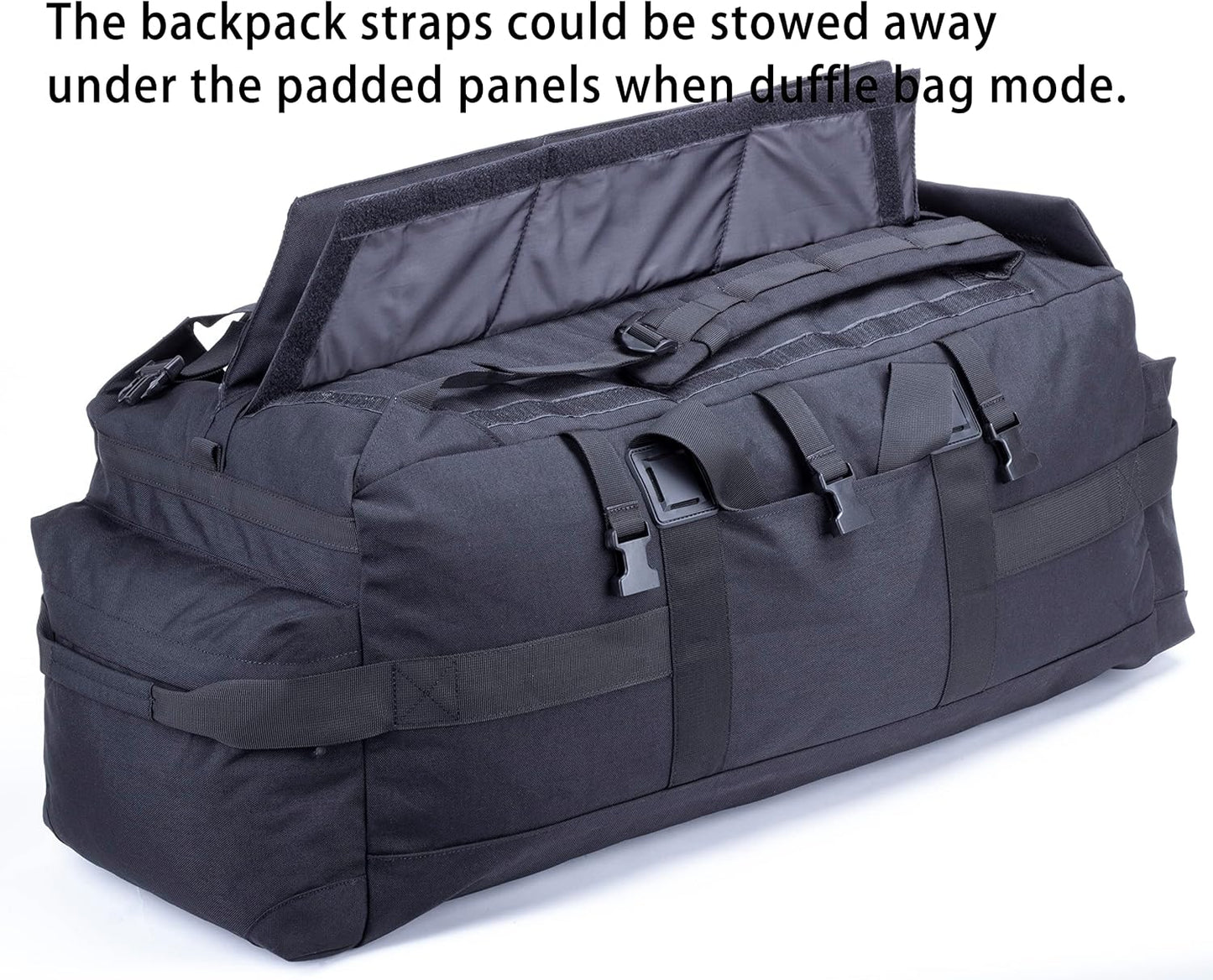 Large Military Duffle Bag Backpack Tactical Field Gear Equipment Duffel Bag Army Deployment Bag 85L